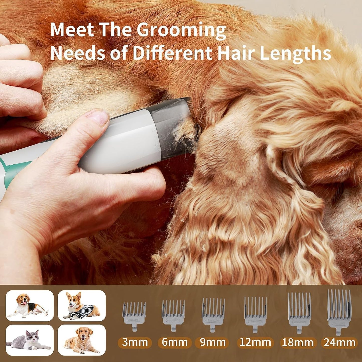 Easy Pet Grooming Vacuum Kit